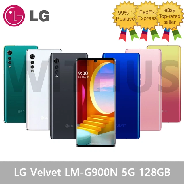 White Tempered Glass Battery Back Cover For LG Velvet Verizon 5G G900VM G900TM