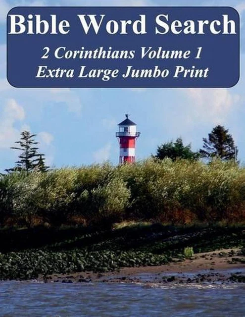 Bible Word Search 2 Corinthians Volume 1: King James Version Extra Large Jumbo P