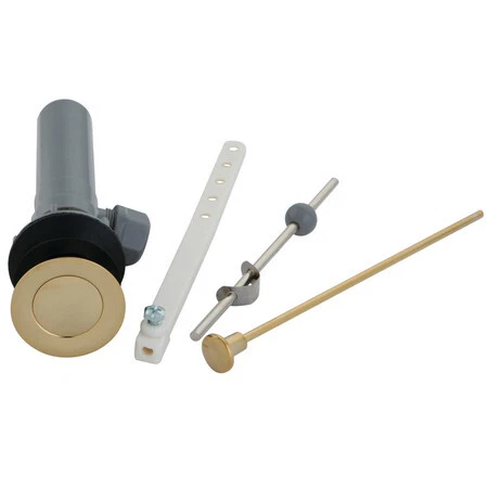 KINGSTON BRASS KBP1002 Brass, Bathroom Sink Drain, Pop-Up Drain, with Overflow
