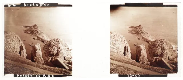 Pointe du Raz Finistère Bretagne Photo K2 Plaque de verre Stereo