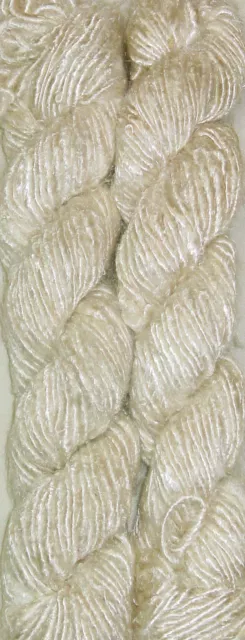 1Kg. Himalaya Recyclé Naturel Couleur Doux Sari Soie Yarn Tricot Tissé 10