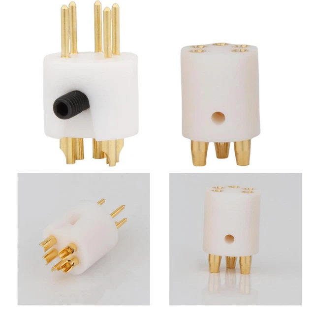 5 PIN TONEARM Plug Replacement Tonearm Connector Din Connector Male