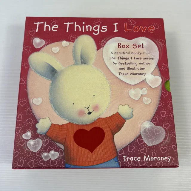 The Things I Love box set by Trace Moroney 6 x Hardcover books 2011