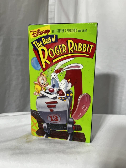 DISNEY THE BEST Of Roger Rabbit VHS Tape Spielberg Animated Vintage New ...