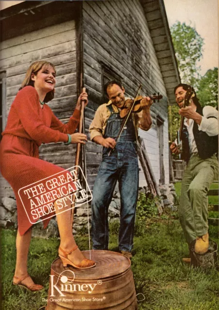 1974 Kinney Shoes: Great American Favorites Vintage Print Ad