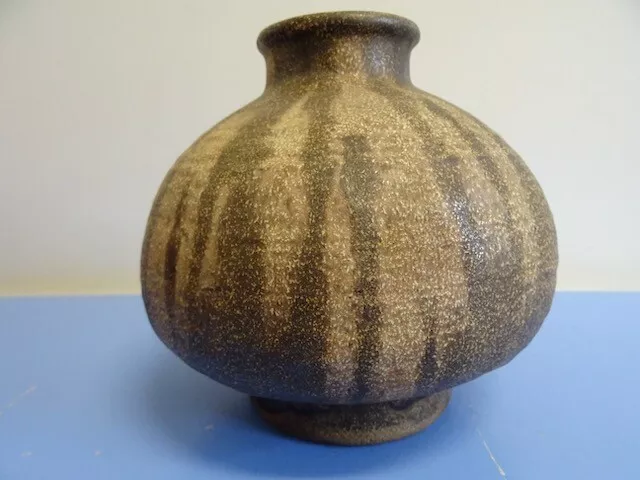 Karlsruher Majolika Vase 139 Fridegart Glatzle Werksentwurf 70er Keramikvase