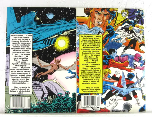 X-MEN SPOTLIGHT ON STARJAMMERS #1-2 * Marvel Comics Lot * 1990 3