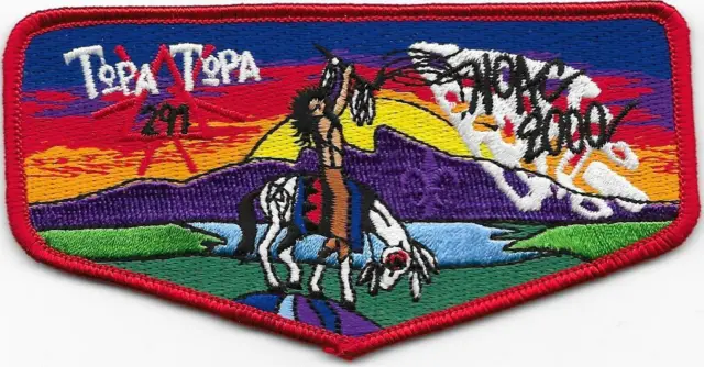 S76 Topa Topa Lodge 291 Order of the Arrow Flap Boy Scouts of America BSA