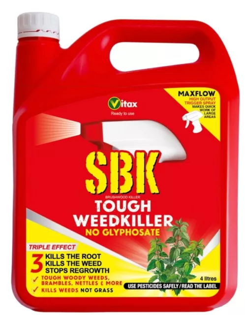 Vitax SBK Brushwood Killer Strong Weedkiller Tree Stump Bramble Root Nettle