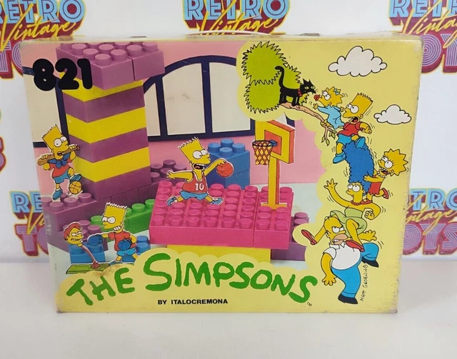 THE SIMPSONS 821 Italocremona Basket Bart 1992 Brick Blocks Build £145. ...