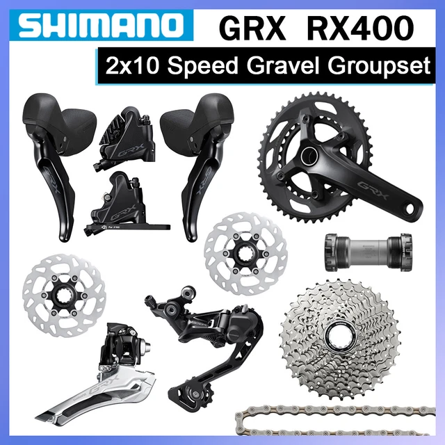 NEW SHIMANO GRX RX400 2x10speed Gravel Road Disc Brake Groupset RX600