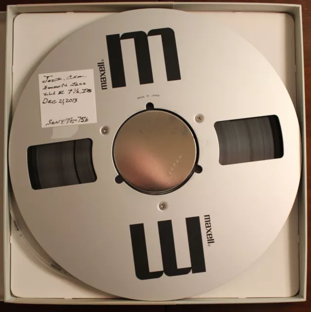 Maxell 35-180B XLI Reel to Reel Tape 10.5 inch by 1/4 inch with metal reel