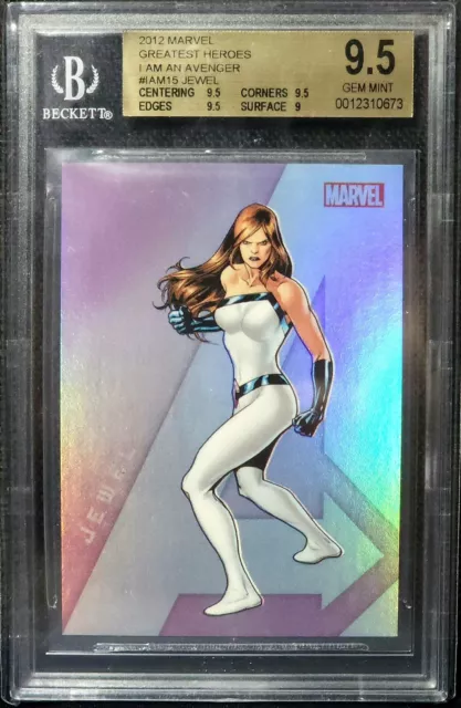 Jewel BGS 9.5 2012 Rittenhouse Marvel Greatest Heroes I am an Avenger #IAM15