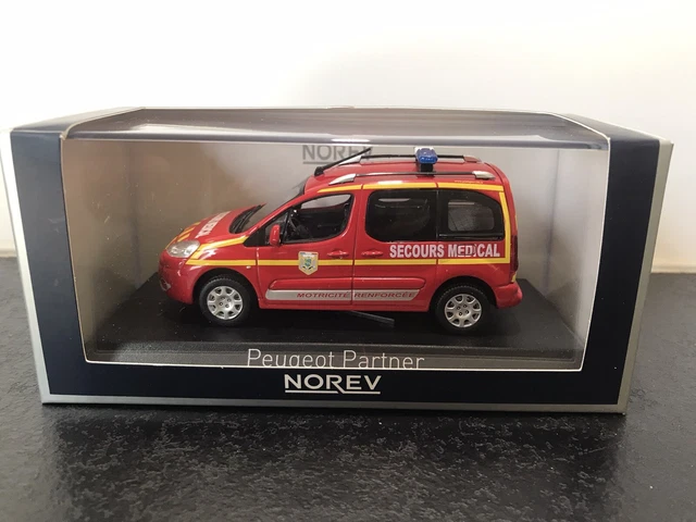 Norev SB 1/43 - Peugeot Partner Pompiers Mobilité Améliorée