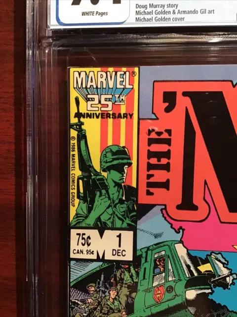 THE 'NAM #1 CGC 9.4 White Pages 1986 Marvel Michael Golden - Vietnam War 2