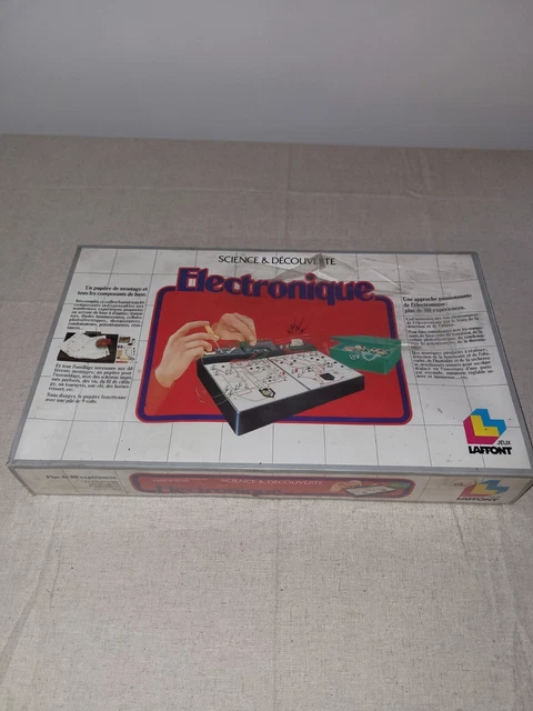 Ancien Jouet Électronique Labo De Base Laffont – Jeu De Science Découverte 1987 | Vintage