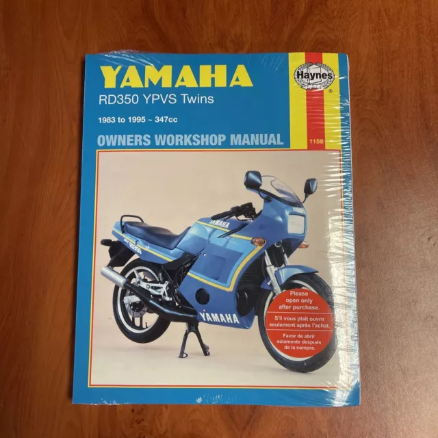 Yamaha RD350 YPVS Twins (83 - 95) Haynes Repair Manual (Paperback)