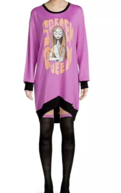 NWT Disney Nightmare Before Christmas Sally Womens Pajamas Set Shirt Size XS