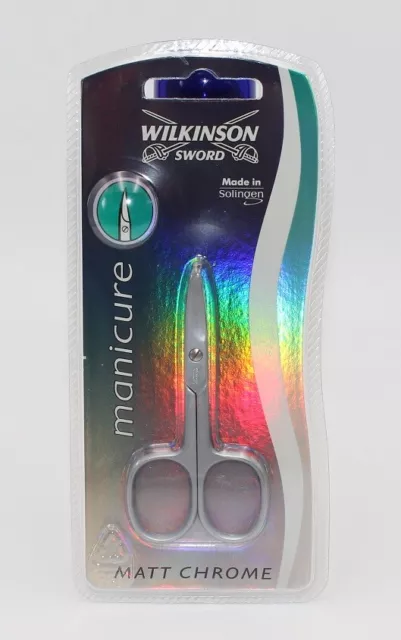 Wilkinson Sword manicure Nagelschere Matt Chrome mit Manikürespitze EA044207