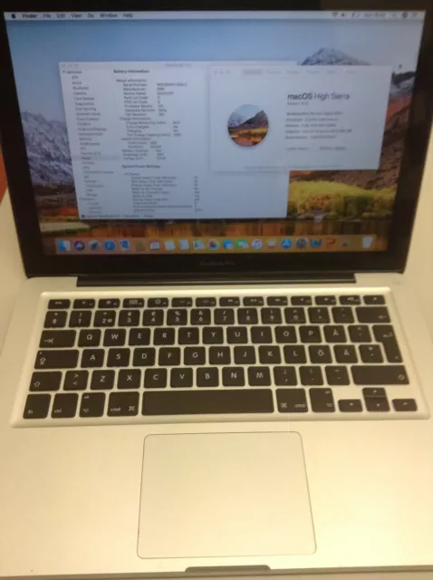Apple MacBook Pro 13 Zoll Laptop Core I5 2,3 GHz 4GB RAM 120GB HDD A1278 Early 20