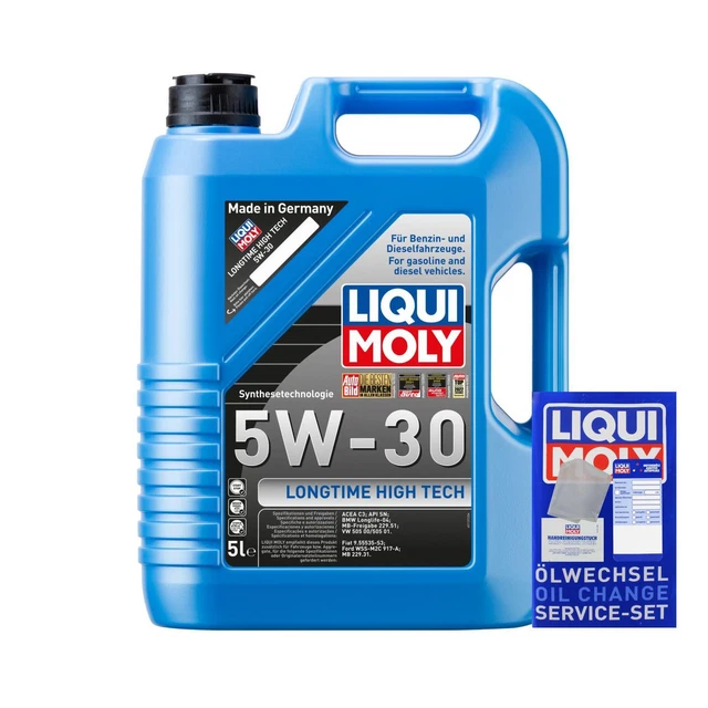 SCT Pacchetto Revisione Germania 5 L Liqui Moly Hightime High Tech 5W-30 per VW