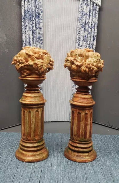 Dollhouse Miniature Garden Urns