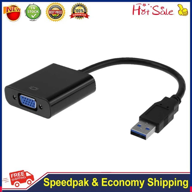 Adaptador USB a VGA 1080P convertidor de video multipantalla para Windows 7/8/8.1/10