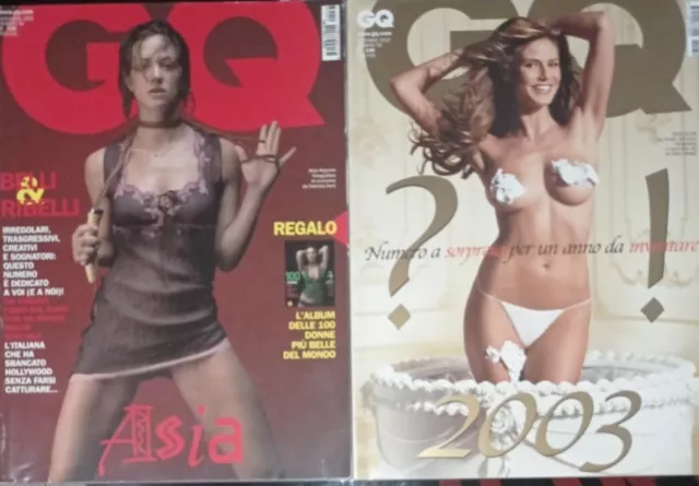 GQ Italia 38 39 2002 Heidi Klum Asia Argento Francesco Coco Jennifer Lopez