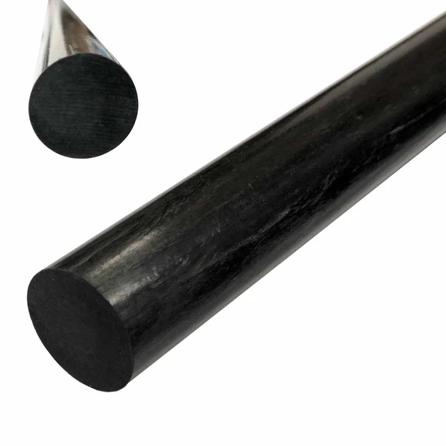 2mm x 1000mm - Carbon Fiber Round Solid RODS - High Strength for RC Hobbies