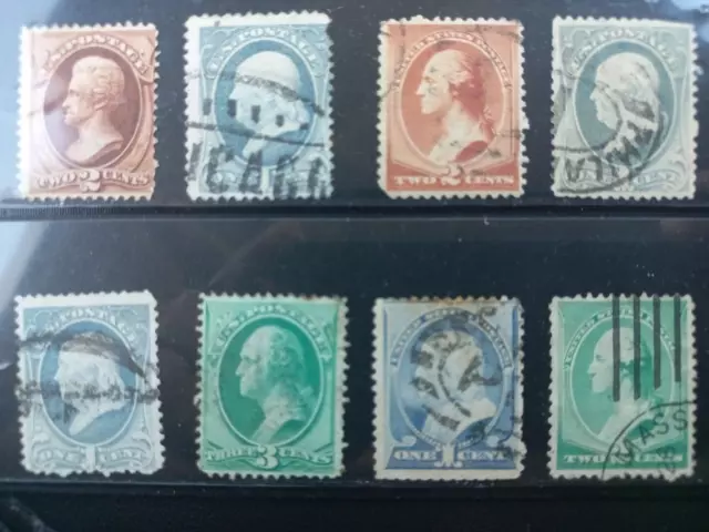 Us Stamp  19Th C. Old Used Stamps Collection Lot #S-2