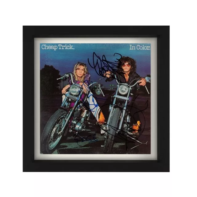 Cheap Trick Fully Signed / Autographed "In Color" Album Cover Print