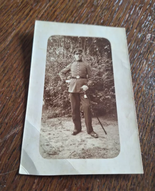 Foto Soldat 1915 Mecklenburg-Schwerin