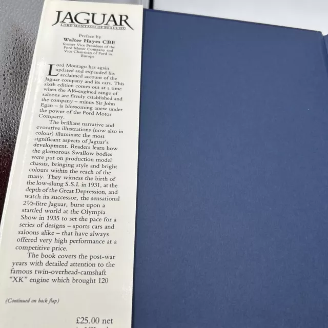 Jaguar.Lord Montagu Of Beaulieu. HARDBACK. History.E-Type,C-Type,SS,XK,Pheonix 3