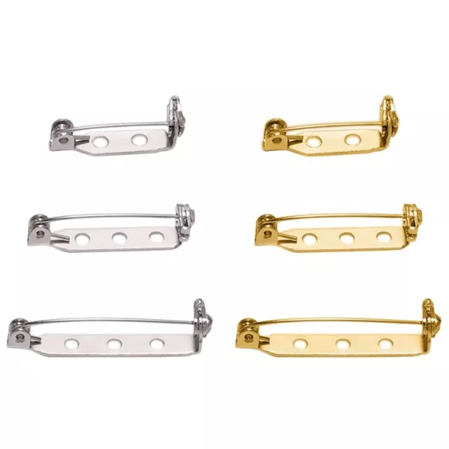 20PCS Badge Lapel Pins 25mm/20mm/32mm Closure Pins for DIY Jewelry Making Crafts