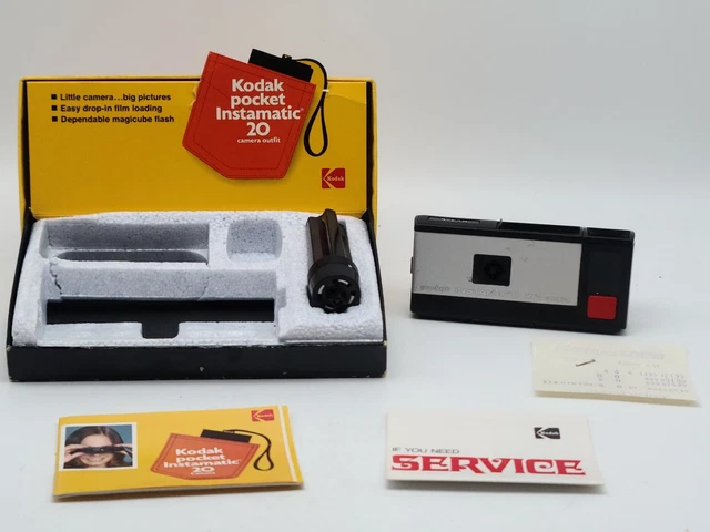 Vintage KODAK POCKET Instamatic 20 110 CAMERA Flash Cube Extender