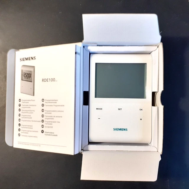 Thermostat ambiance programmable à piles LR6 - HAGER : EK570
