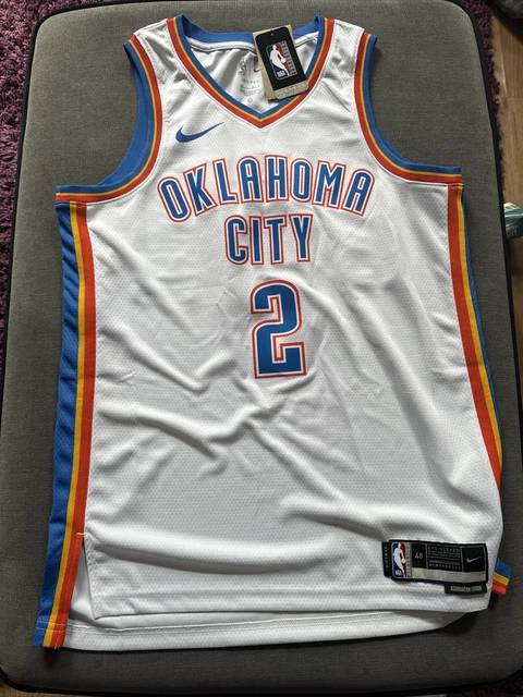 Maillot Shai Gilgeous-Alexander Maillot Réplique Shai Gilgeous-Alexander #2 – Oklahoma City Thunder, Bleu, Tailles M Et L Maillot Basketball SGA #2 Taille M L