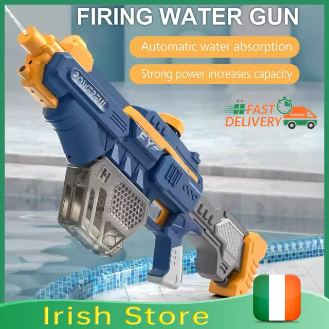 Kids Electric Water Gun Rechargeable Swimming Pool Water Blaster Beach Toy Gun