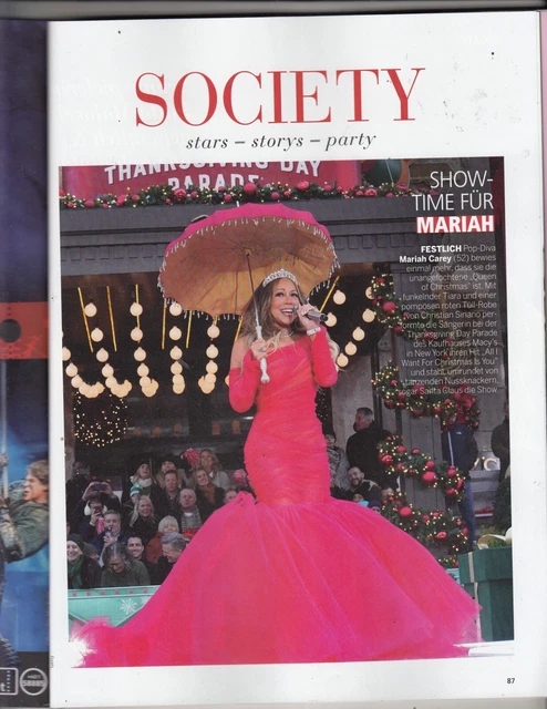 TAYLOR SWIFT, BELLA HADID, ZENDAYA , MARIAH CAREY Austrian magazine £7.