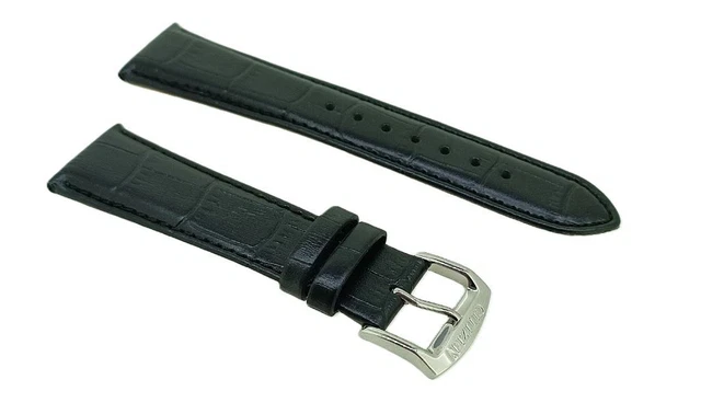 Bracelet De Montre En Cuir Crocodile – Modèle M-0001, Fermoir Ardillon