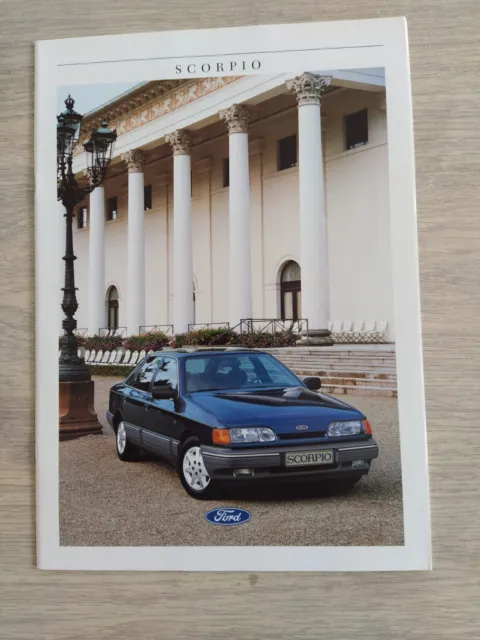 Catalogue gamme Ford Scorpio de 1989 - Catalogue auto années 80