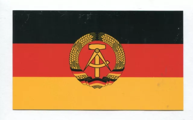 DDR East Germany National Flag GDR German Sticker 3" x 5" Communist