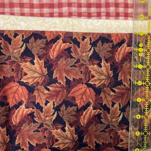 Quilt, Sew, Fabric Kit Stepping UP 45 1/2 " x 60 1/2"  Fall Theme