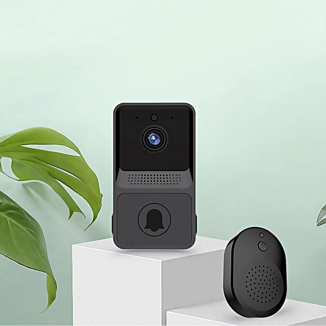 WIRELESS DOORBELL VISIBLE doorbell WiFi smart ring security £