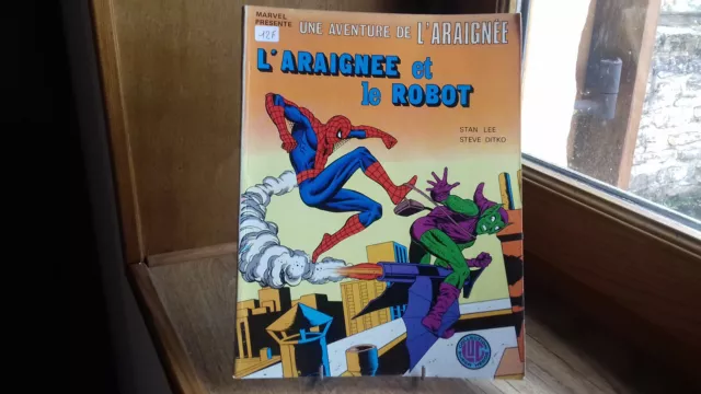 Une aventure de L’ARAIGNÉE n°15,spiderman."L'araignée et le robot" LUG 1982(ray5
