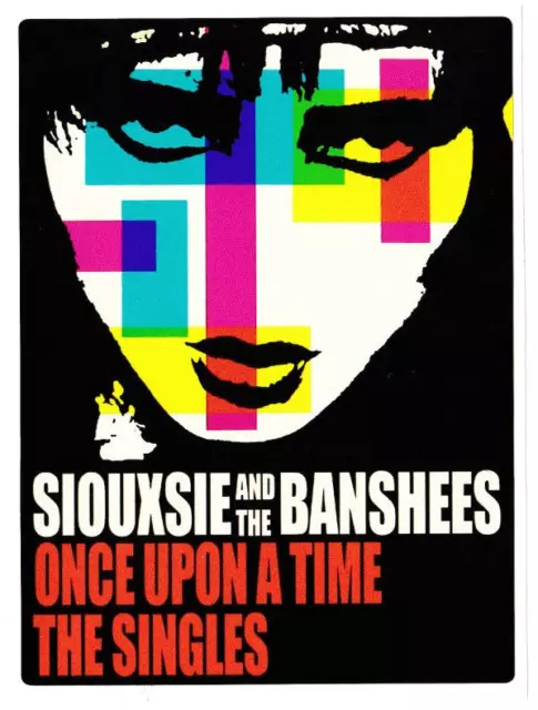 Siouxsie & The Banshees Vinyl Sticker Once Upon A Time Post Punk Goth Gothic