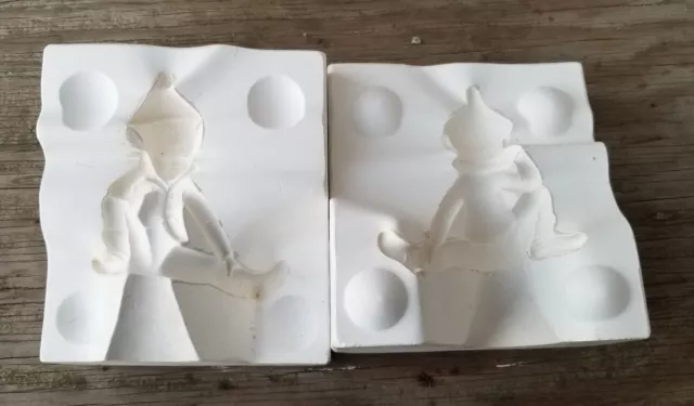 Holland Mold # H438 SITTING PIXIE ELF Ceramic Slip Casting Mold Christmas