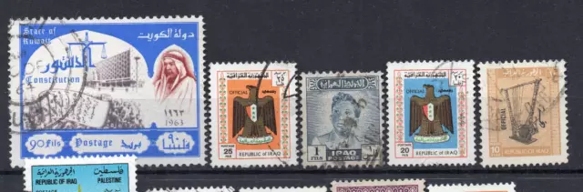 Schönes altes Briefmarken-Lot aus IRAK / KUWAIT, mit Flugpost-Marken 2