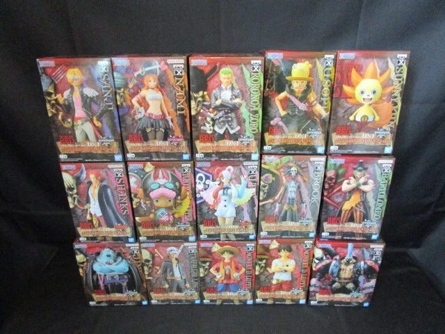 F169 ONE PIECE Figure DXF FILM RED Luffy Zoro Sanji Nami Shanks 15 set