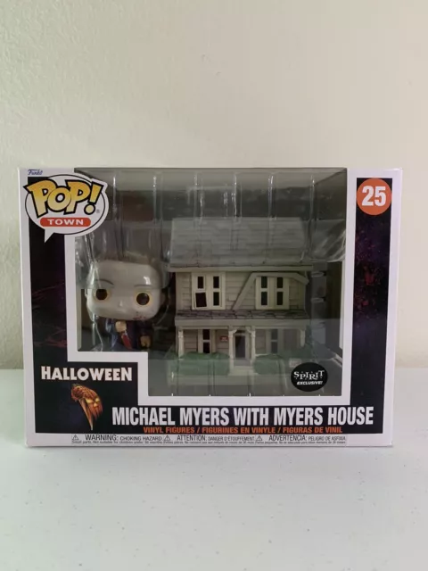 Funko Pop Town Halloween Michael Myers with Myers House #25 NEW
